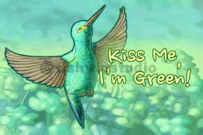 Emerald Hummingbird - Kiss Me, I'm Green