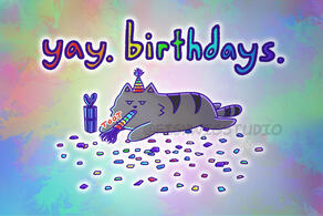 Yay Birthday Cat
